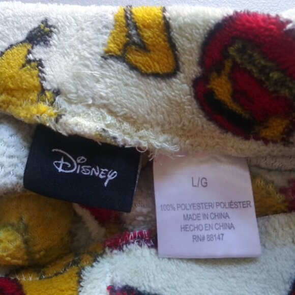 Disney women's size L yellow and red Winnie the Pooh pajama pants - Picture 13 of 14